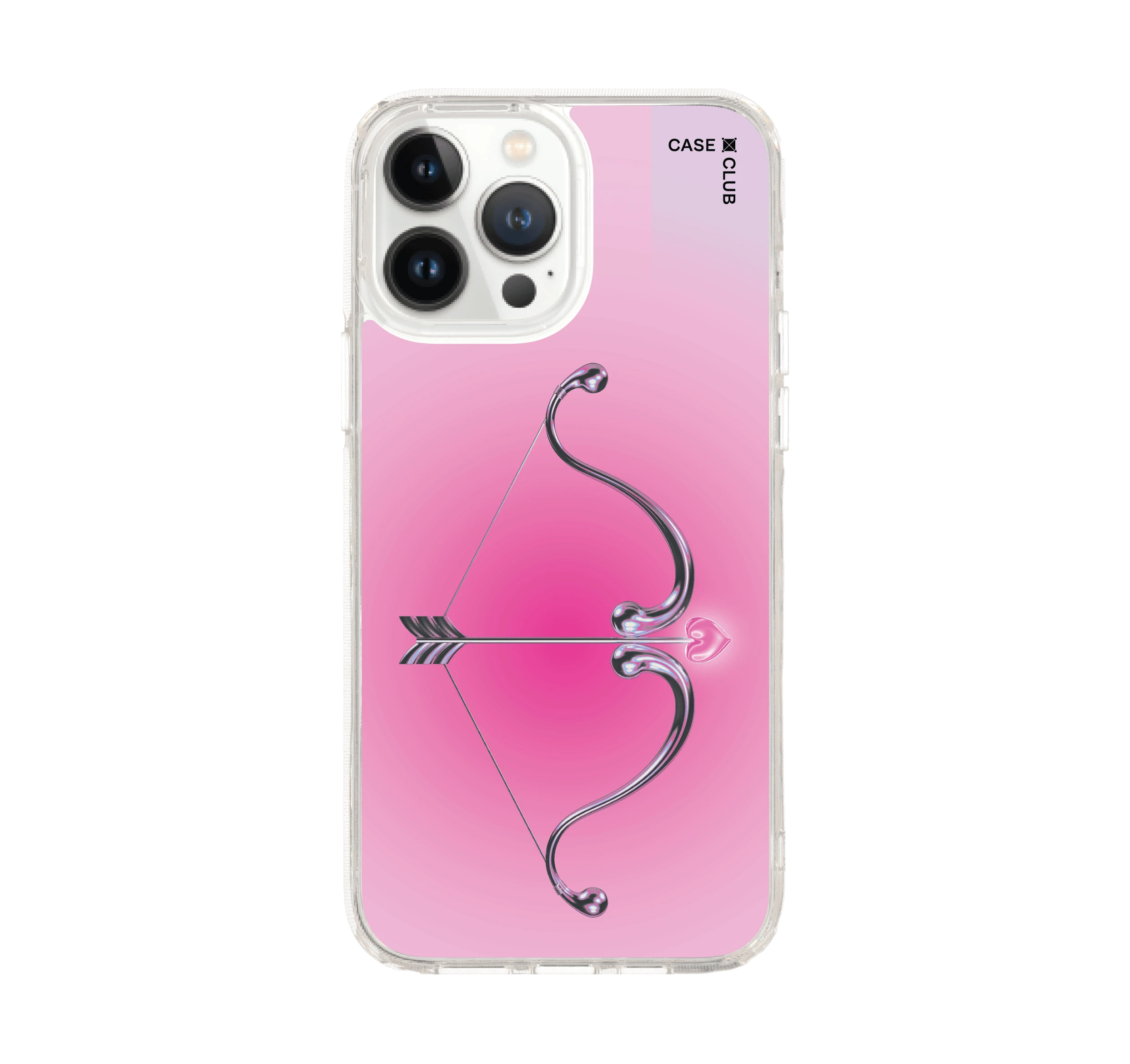 iphone 12/ 13 pro max clear case cupid